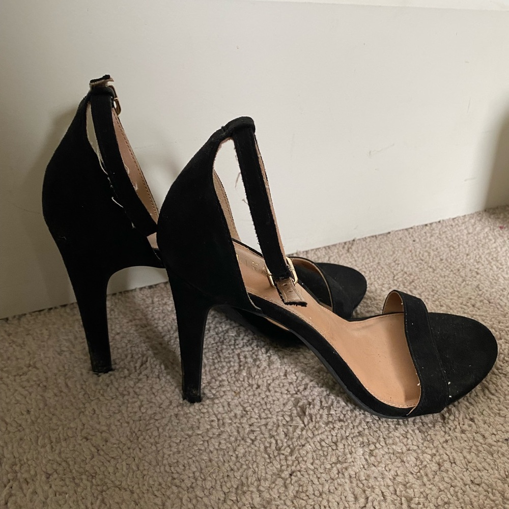 Ankle strap, 3-inch, open toe heels